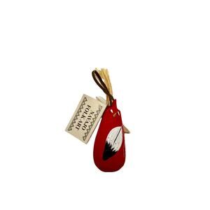 Native American Navaho Folk Art Red Bird Chicken Ornament‎ By Begaye Chandler